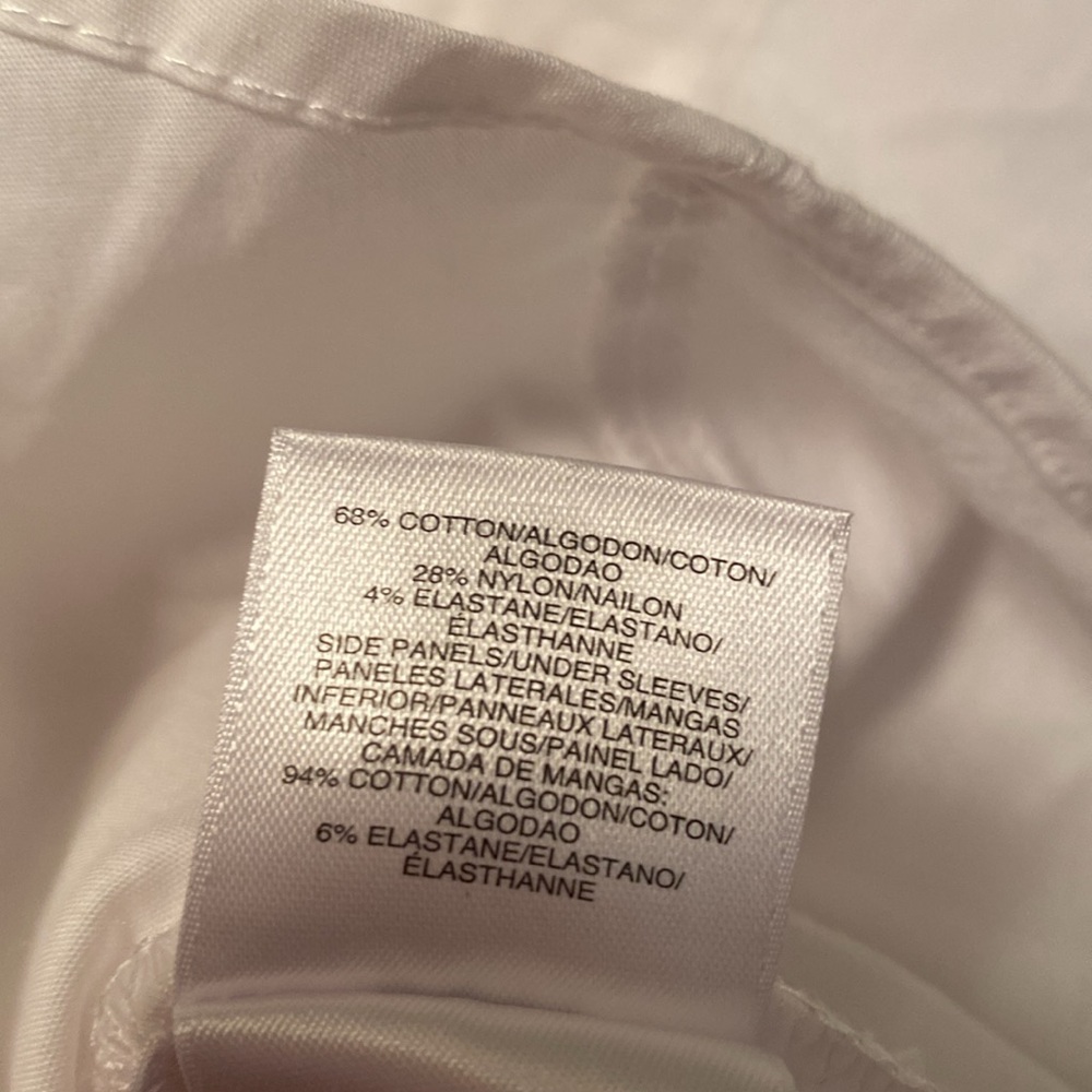 Anne Klein White Button Down Top…size 1X - Picture 6 of 7